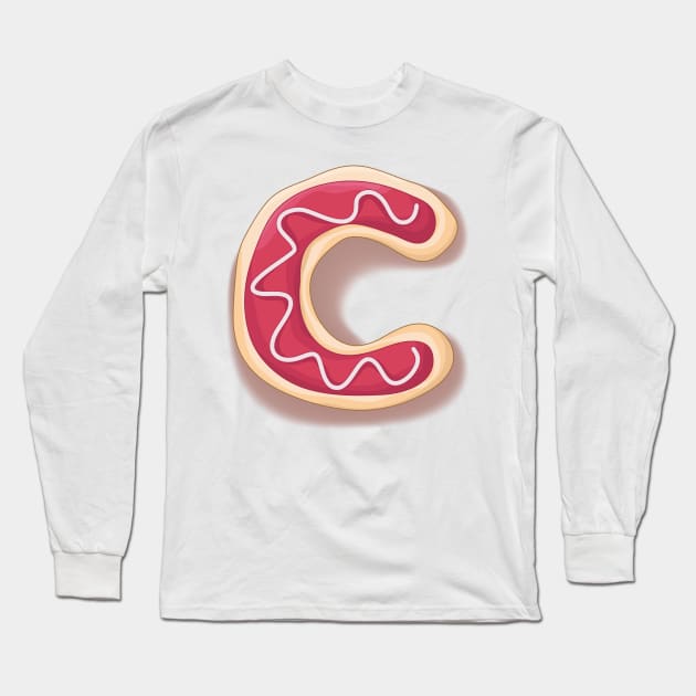c alphabet design Long Sleeve T-Shirt by artistic-much